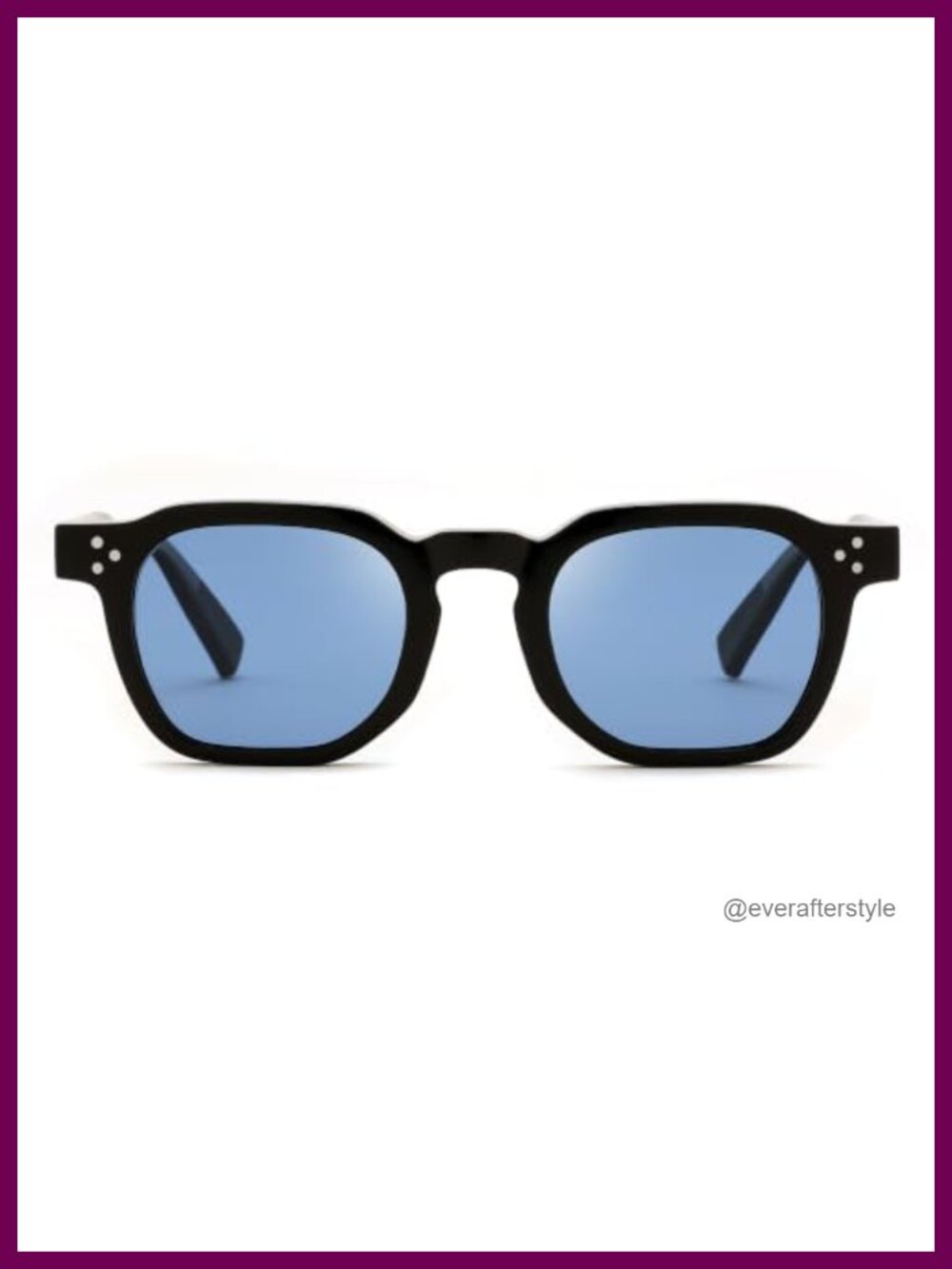 Retro Thick Polarized Square Sunglasses UV400 Full Frame Unisex